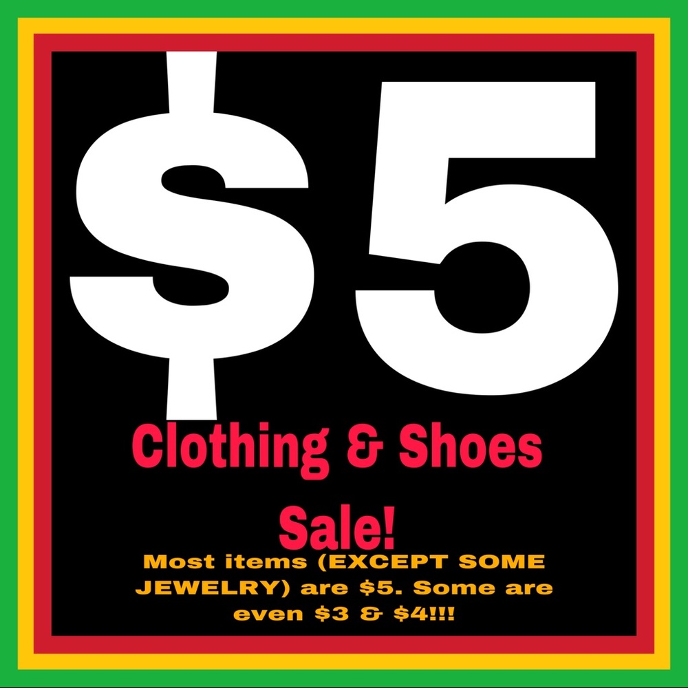 $3, $4, $5 SALE